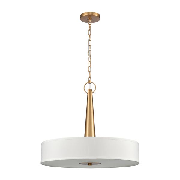 Leo 22'' Wide 4-Light Pendant - Brushed Gold
