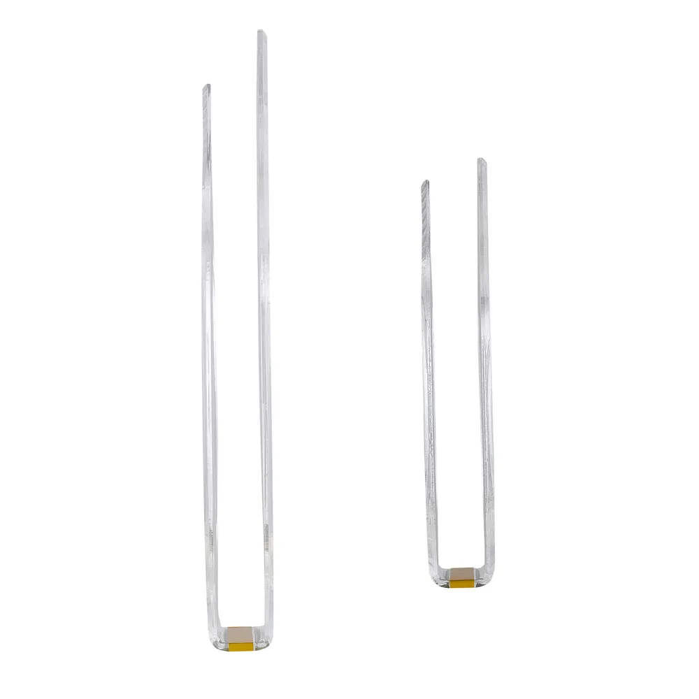 DUNLAPPARK SET OF 2 CLEAR DECOR 10 (IN)