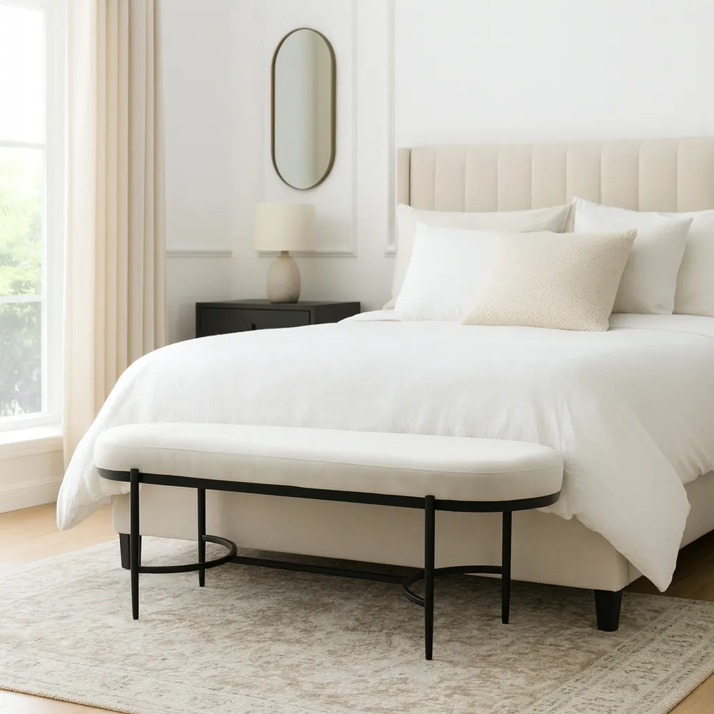 GRISHAMHOLM IVORY BENCH 19 (IN)