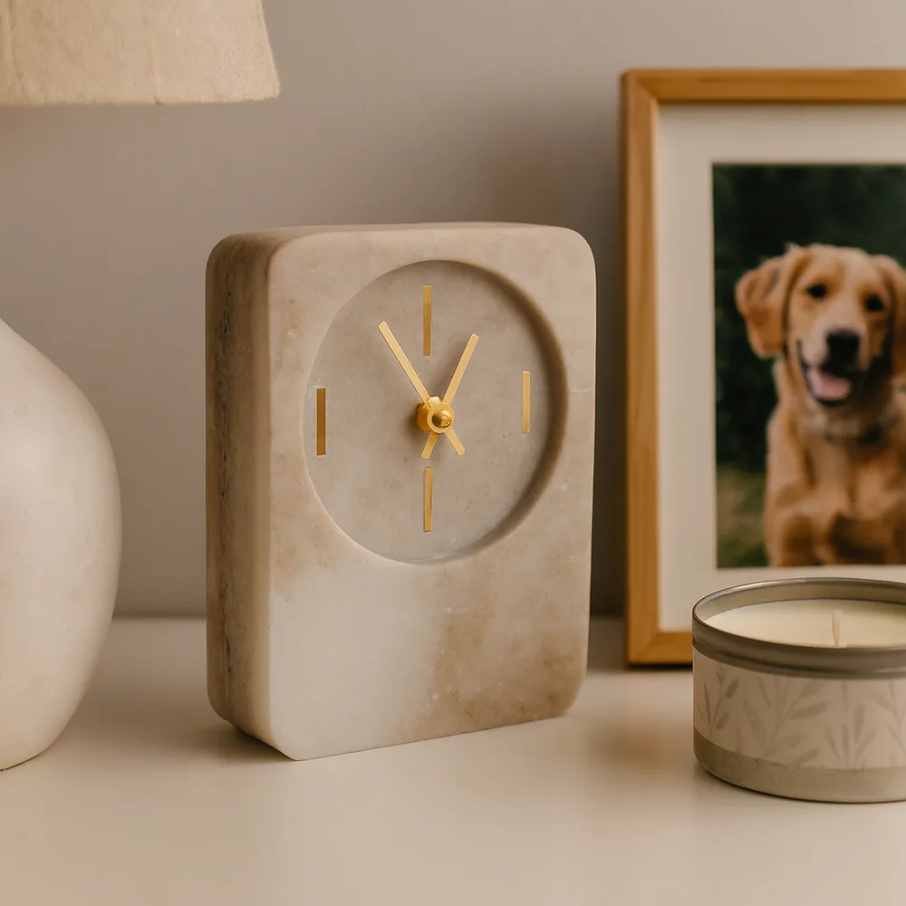 GLENNROSE TAN CLOCK 7 (IN)