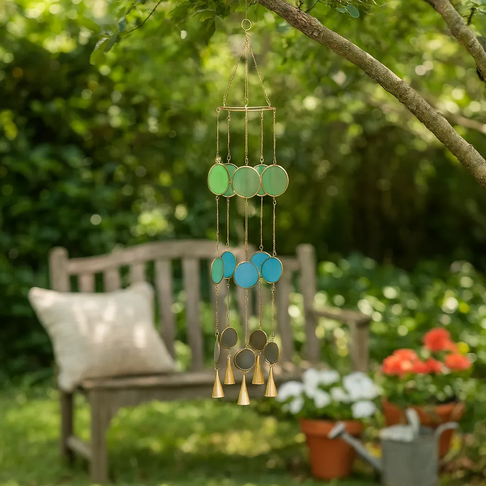 CASPERROSE GOLD WIND CHIME 37 (IN)