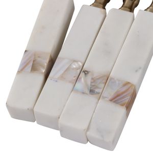 RYECROSS SET OF 4 WHITE BAR ACCESSORIES 2 (IN) 7