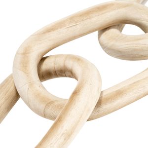 28" 3 WOODEN LINKS, NATURAL 5
