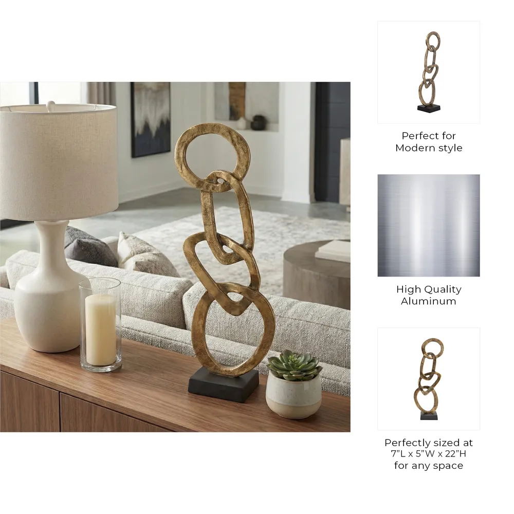 SYLVANWICK GOLD DECOR 22 (IN)