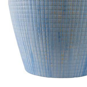FLINTSIDE BLUE GARDEN STOOL 18 (IN) 6