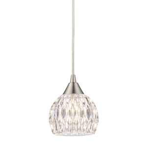 Kersey 5'' Wide 1-Light Mini Pendant - Satin Nickel 1