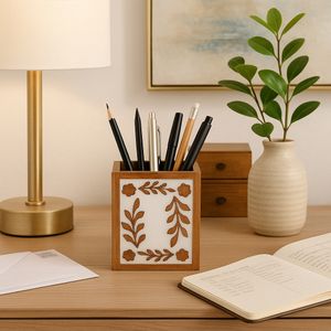 DRAKEHAM BROWN PENCIL CUP 4 (IN) 12