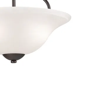 Conway 15'' Wide 2-Light Semi Flush Mount - Oil Rubbed Bronze 4