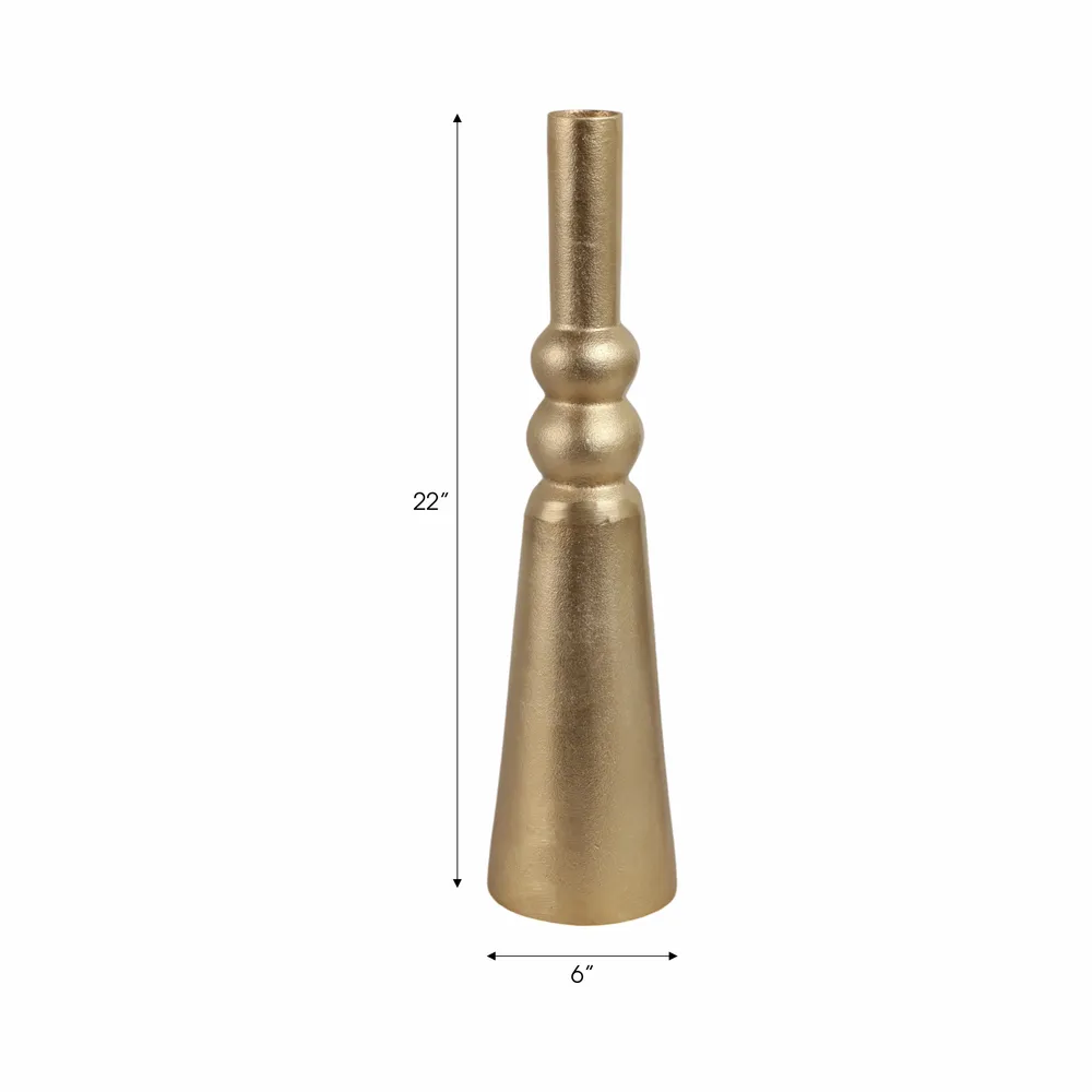HARTHOLM GOLD VASE 22 (IN)
