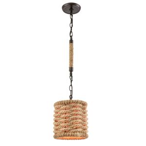 Weaverton 8'' Wide 1-Light Mini Pendant - Oil Rubbed Bronze 1