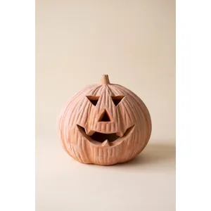 Terracotta Jack-O-Lantern 4