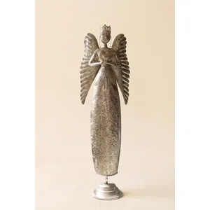 Giant Rustic Metal Christmas Angel / Small 4