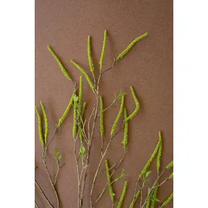 Artificial Green Willow Flowers Spray 3