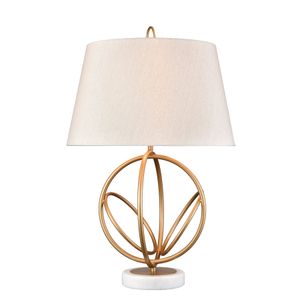 Morely 26'' High 1-Light Table Lamp - Painted Gold 1