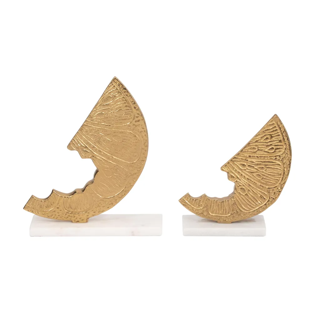 GRADYGROVE SET OF 2 GOLD DECOR 10 (IN)