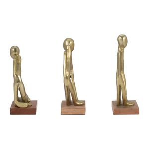 GRIFFINWIND SET OF 3 GOLD DECOR 9 (IN) 4