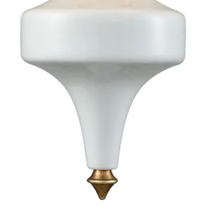 Ceramique 15″ High 1-Light Sconce - Antique Gold Leaf 3