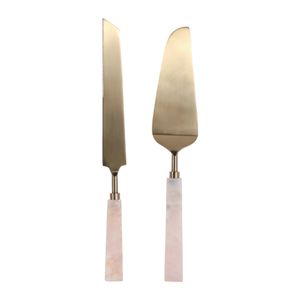ISLEVIEW SET OF 2 GOLD SERVEWARE 1 (IN) 5