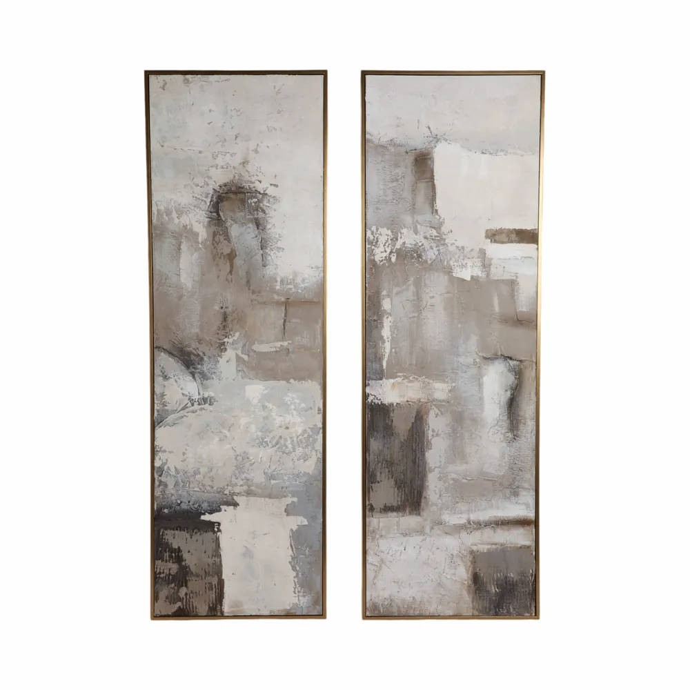 GLENTON SET OF 2 BROWN ART 70 (IN)