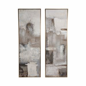 GLENTON SET OF 2 BROWN ART 70 (IN) 1