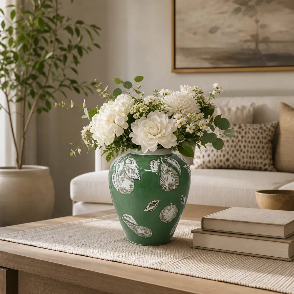 EDMONDLAND GREEN CHINOISERIE 8 (IN)