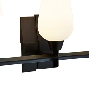 Fleur 25.25'' Wide 3-Light Vanity Light - Matte Black 3