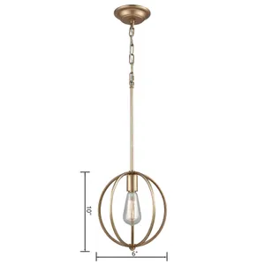 Stanton 10'' Wide 1-Light Mini Pendant - Matte Gold 2