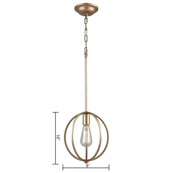 Stanton 10'' Wide 1-Light Mini Pendant - Matte Gold