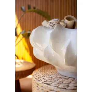 Organic Ruffle Ceramic Compote 2