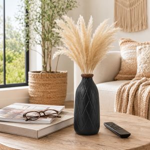 EMMONSFORD BLACK VASE 9 (IN) 13