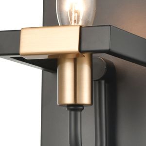 Heathrow 8'' High 1-Light Sconce - Matte Black 2