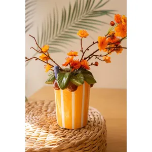 Set of 2 Ceramic Cocktail-Inspired Vases 2