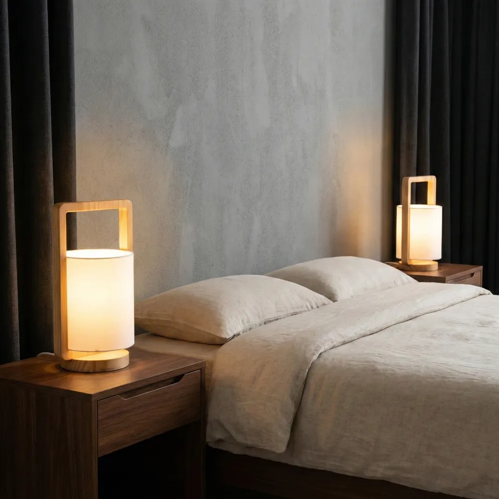 RHEA SET OF 2 WHITE LAMPS 11 (IN)