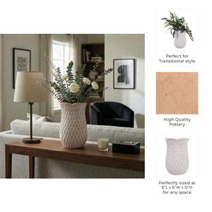 ERINRIDGE IVORY VASE 12 (IN) 11