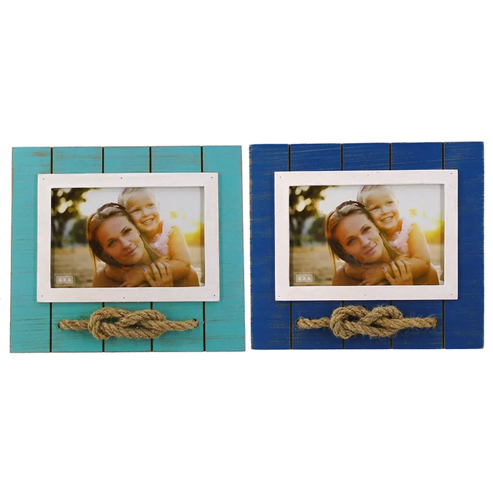 4"X6" SAILORS KNOT PHOTO FRAME 2-ASST