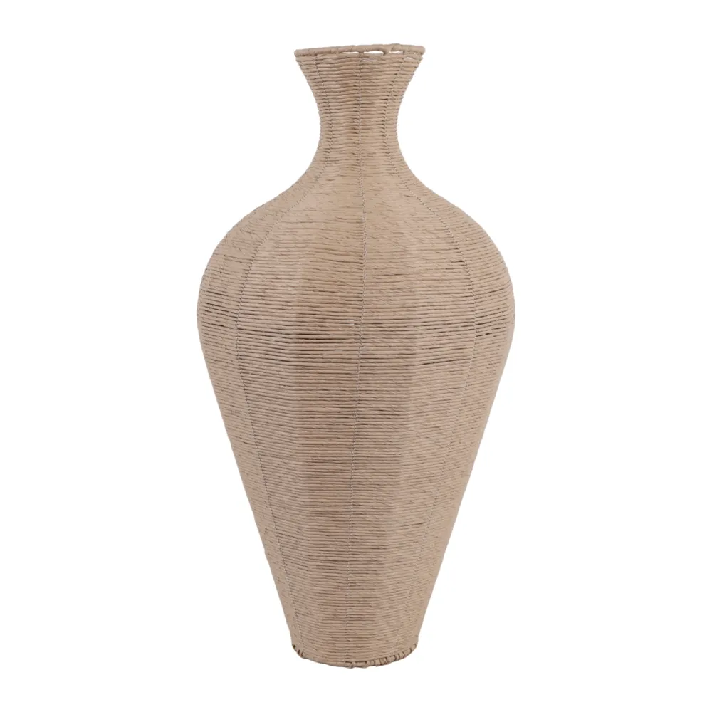 TANNERRIDGE BROWN VASE 24 (IN)
