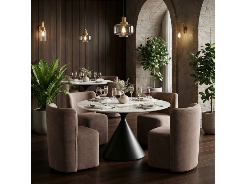 Almada Dining Table Gray 9