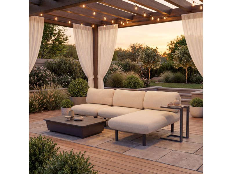 Aperto Chaise Beige 11