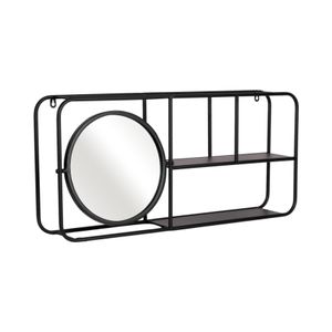 ARDOAK BLACK WALL SHELF 14 (IN) 4