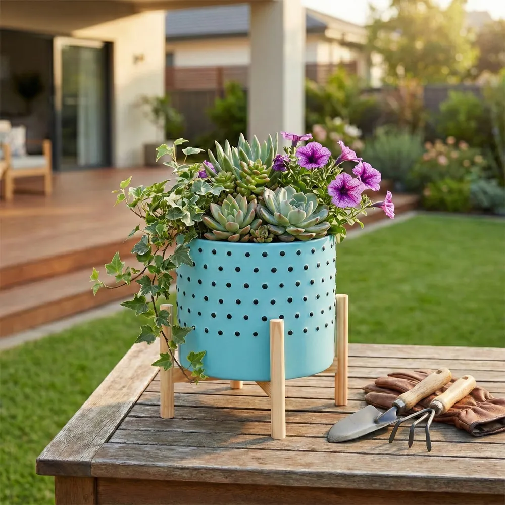 ALDENFORD BLUE PLANTER 11 (IN)