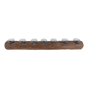 ENNISMORE BROWN TEALIGHT HOLDER 4 (IN) 5