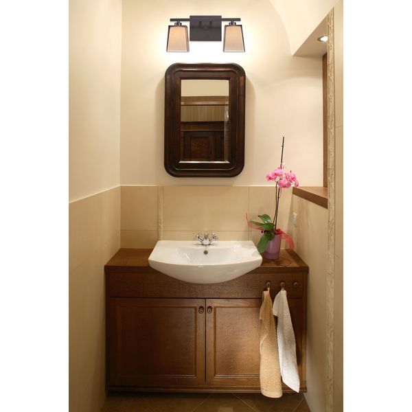 Serenity 13'' Wide 2-Light Vanity Light - Oiled Bronze