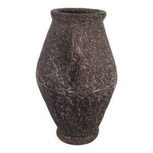 NATESTONE BROWN VASE 31 (IN) 5