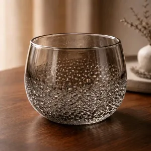 Smokey Sand Textured Vase 6.5x5in 1