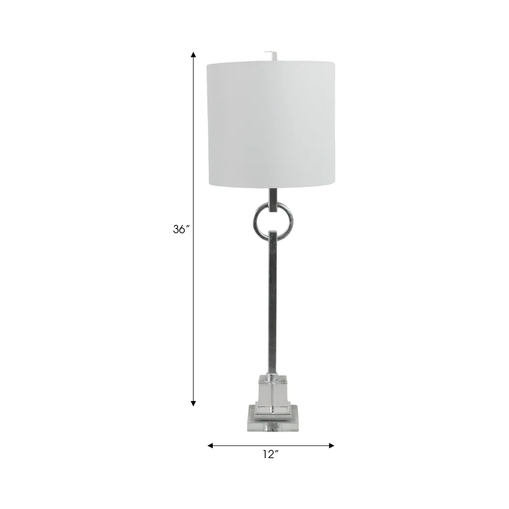 DANFORTHLAKE SILVER LAMP 36 (IN)