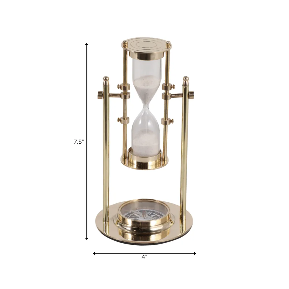 ESSEXHOLM GOLD HOURGLASS 8 (IN)