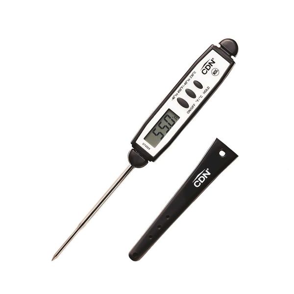 CDN Thermometer Digital, Waterproof Pocket ProAccurate QuickRead, Black