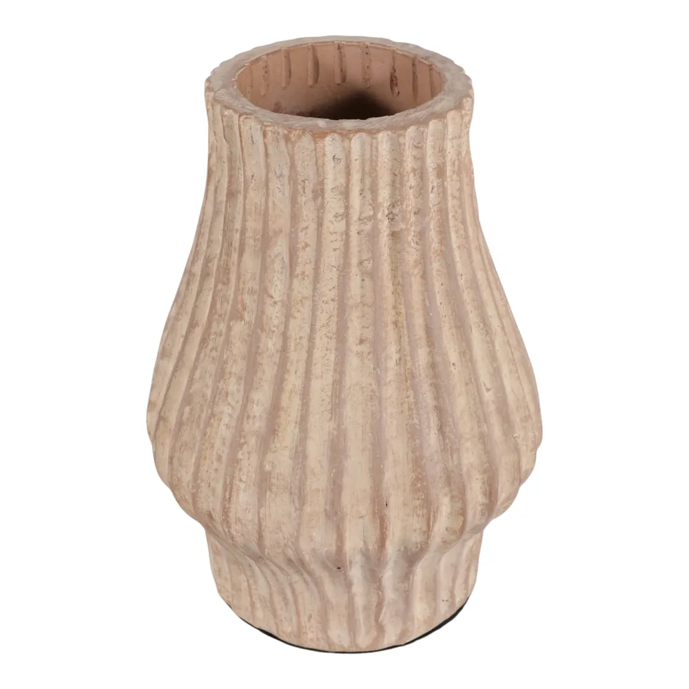 FALTONLAKE BROWN VASE 13 (IN)