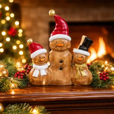 Snowmen Trio 6x5.5in