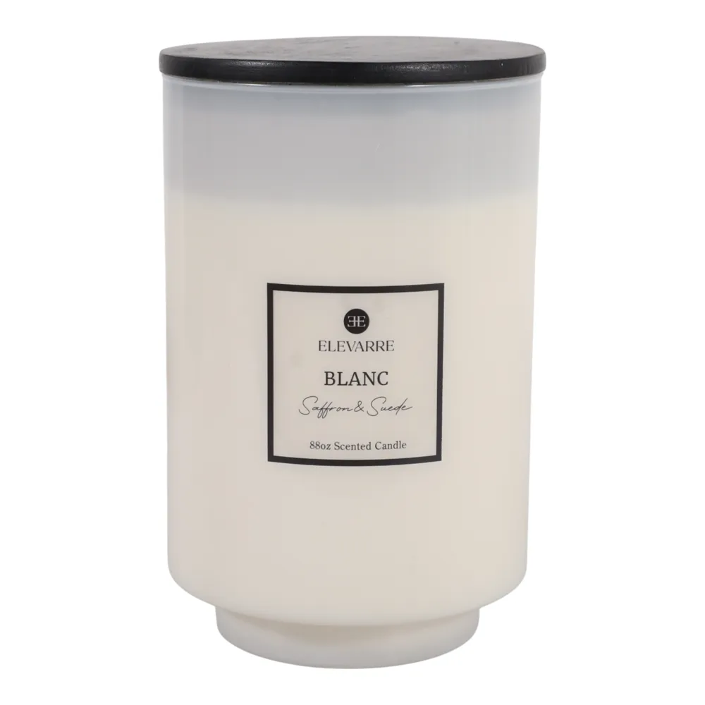 NATECLIFF BLANC SAFFRON & SUEDE CANDLE 10 (IN)